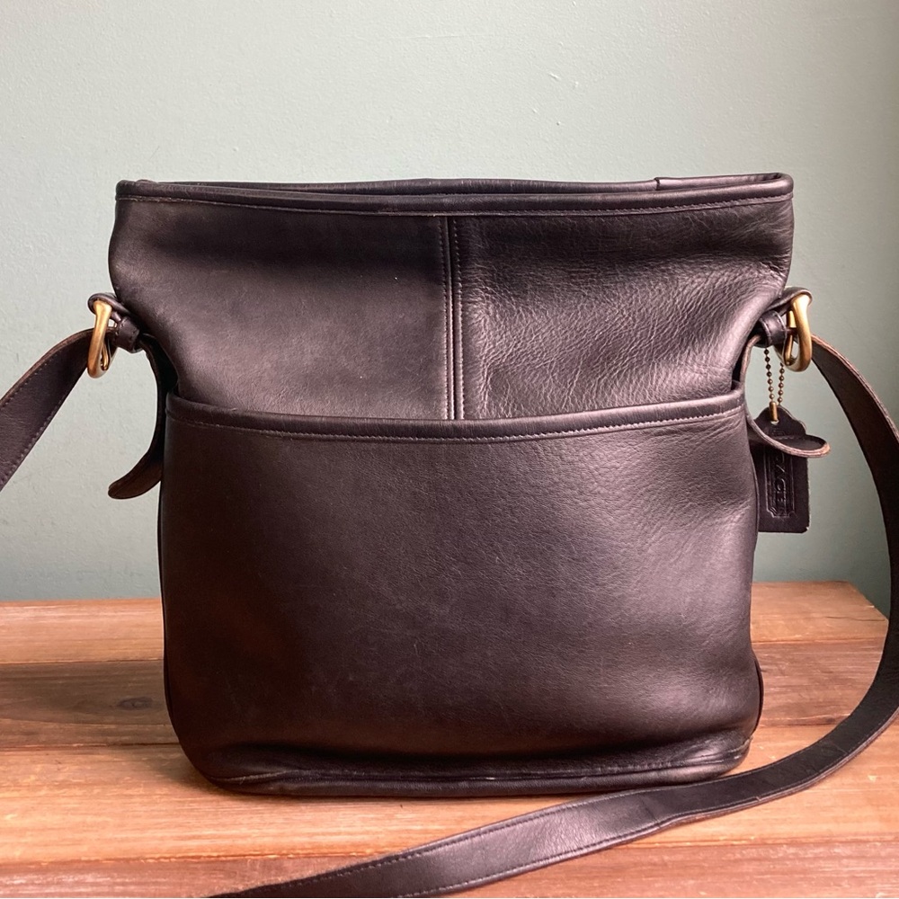Vintage Coach Soho Bleecker Bucket Bag 4153 Black